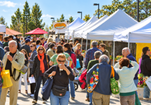 Bustling Aptos Farmers Market